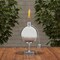 Stainless Steel 10 Inch Tabletop Torch Lamp Outdoor Citronella Fuel Canister